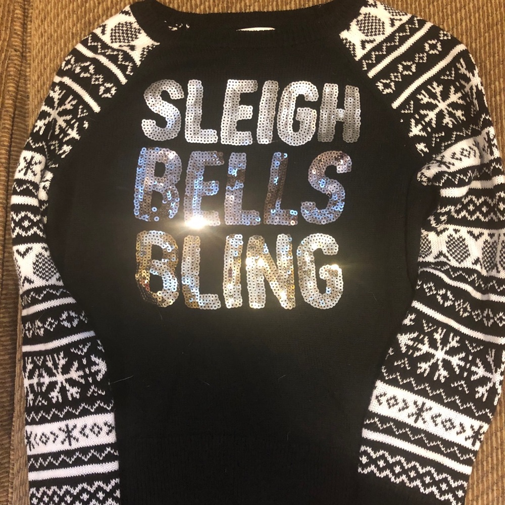 Girls justice size 14 Christmas/holiday sweater